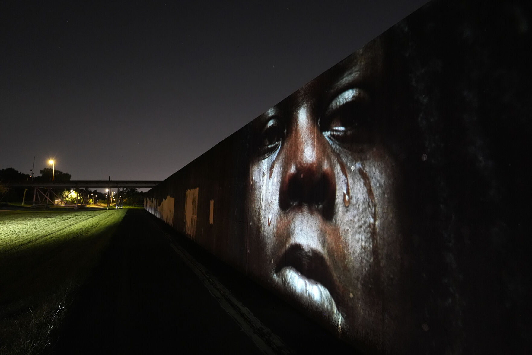APTOPIX Katrina Photo Projections Photo Essay
